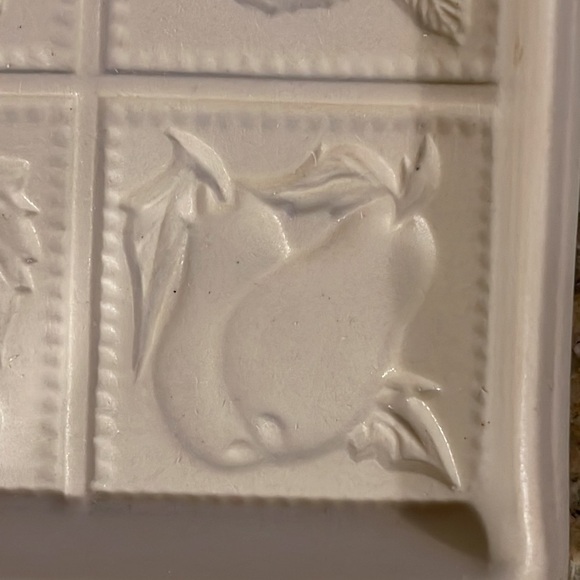 Cookie Mold Workshops OF Gerald E. Henn Fruit And Floral 9 Square Stoneware - Picture 14 of 14